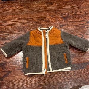 6-12 m Quilted Sherpa Jacket